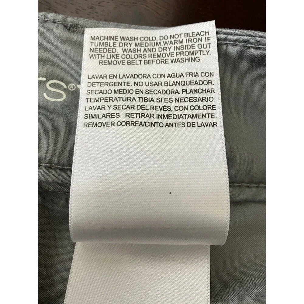 DOCKERS Womens Gray Capri Pants Size  8 - Picture 4 of 5